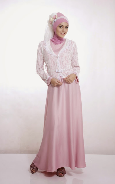 Contoh Baju Pesta Muslim Warna Pink Contoh Baju Pesta Muslim Warna Pink