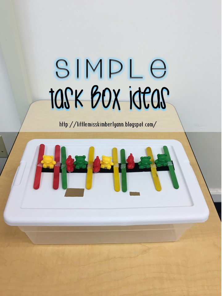 special education vocational task boxes