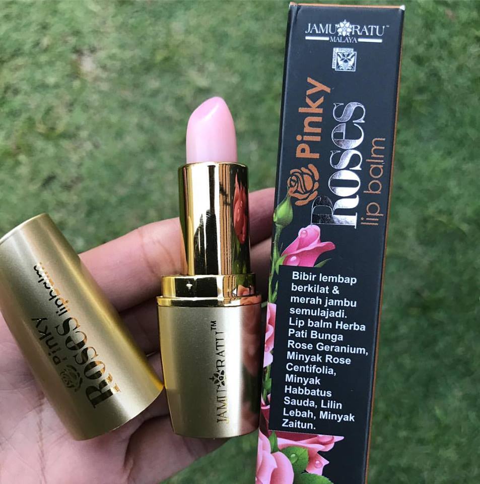 Cik Bebeq Beauty Shop PINKY ROSES LIPBALM BY JAMU RATU MALAYA