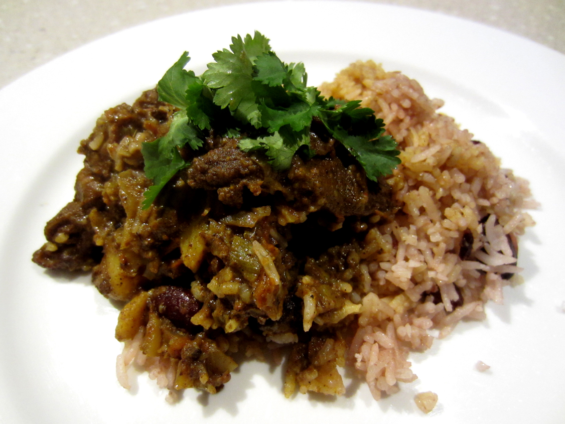 jelly, peaches and ice-cream: My Jamaican Curried Goat