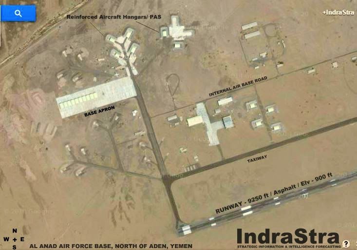 Saudi‬ offensive at Al Anad Air Force Base, Yemen by IndraStra Global