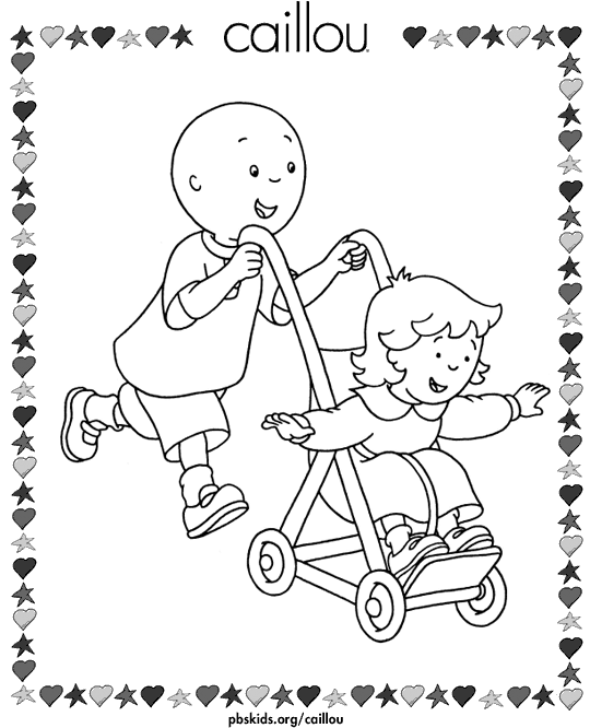 baby carriage coloring pages - photo #44