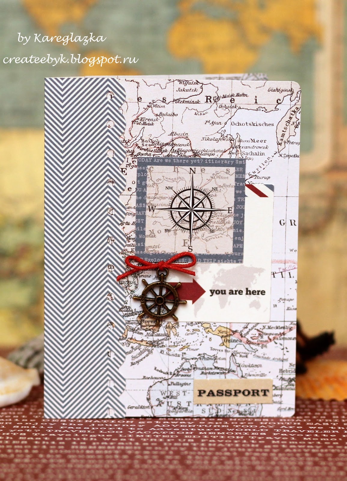 обложка для паспорта ручной работы