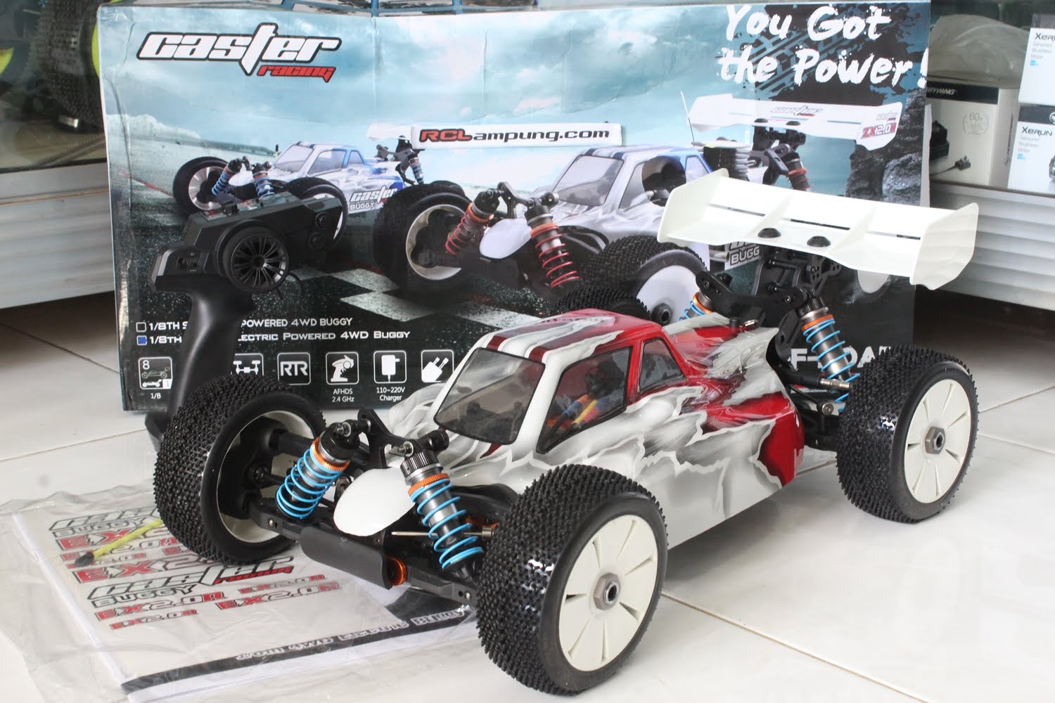 caster rc buggy