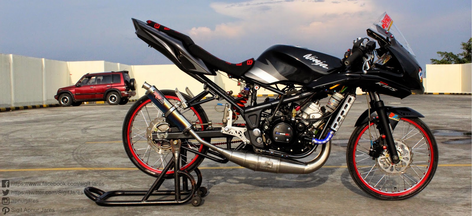 MODIFIKASI MOTOR Modifikasi Motor Tahun 2015 Ninja Dan Satria Fu