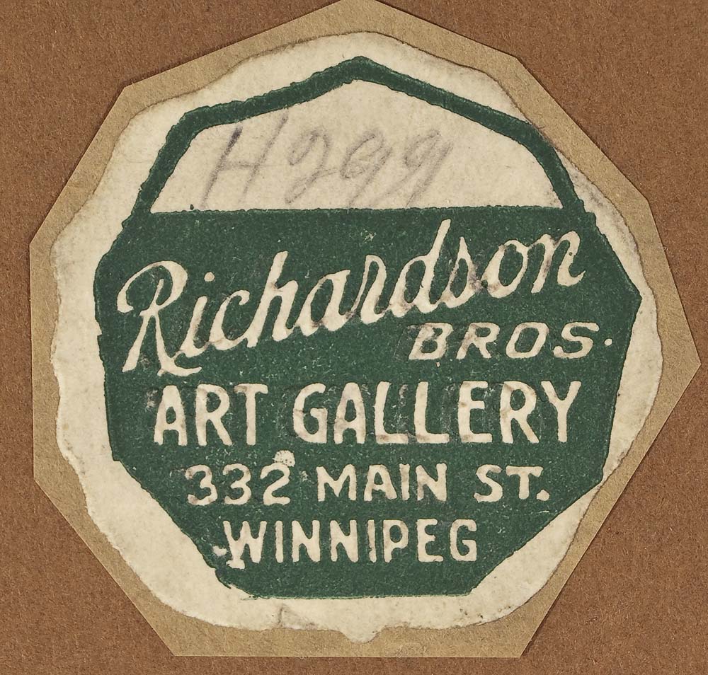 Picture Frame Labels Richardson Bros. Art Gallery