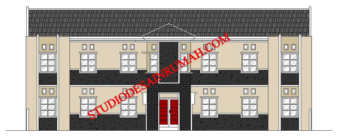 Gambar Rumah Minimalis Modern Interior Denah Desain Kos Kopel di