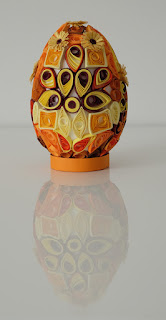 Décoration de Pâques en quilling