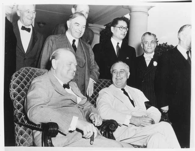 Winston Churchill and Franklin Roosevelt, 22 December 1941 worldwartwo.filminspector.com