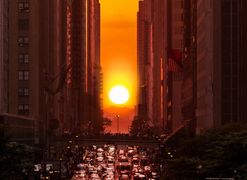 Manhattanhenge 2016 Sunset Images Manhattan Solstice Full Sun New York Best View Hd Photos