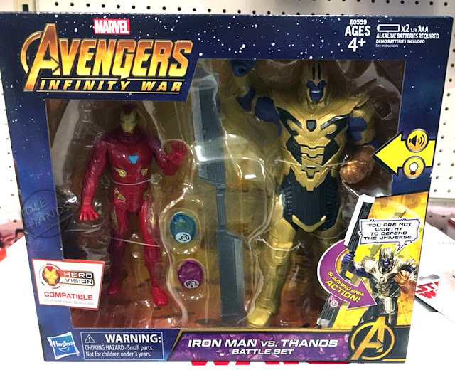 Hasbro Marvel Avengers Infinity War Iron Man vs Thanos