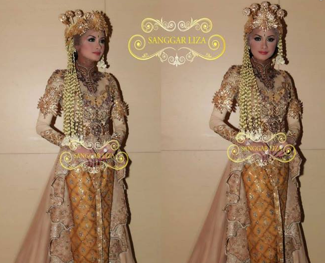 kebaya pengantin siger