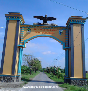 Gapura Desa Donorojo Kecamatan Demak Gapura Desa Donorojo Kecamatan Demak