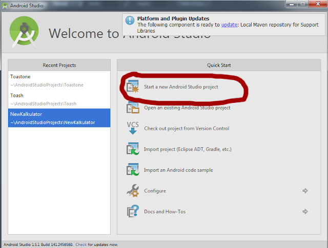 Membuat Project di Android Membuat Project di Android