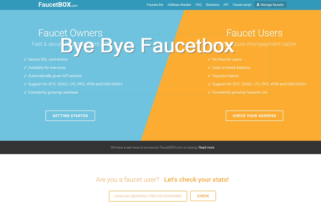 FaucetBOX oldalak - BTC Gyűjtőoldalak