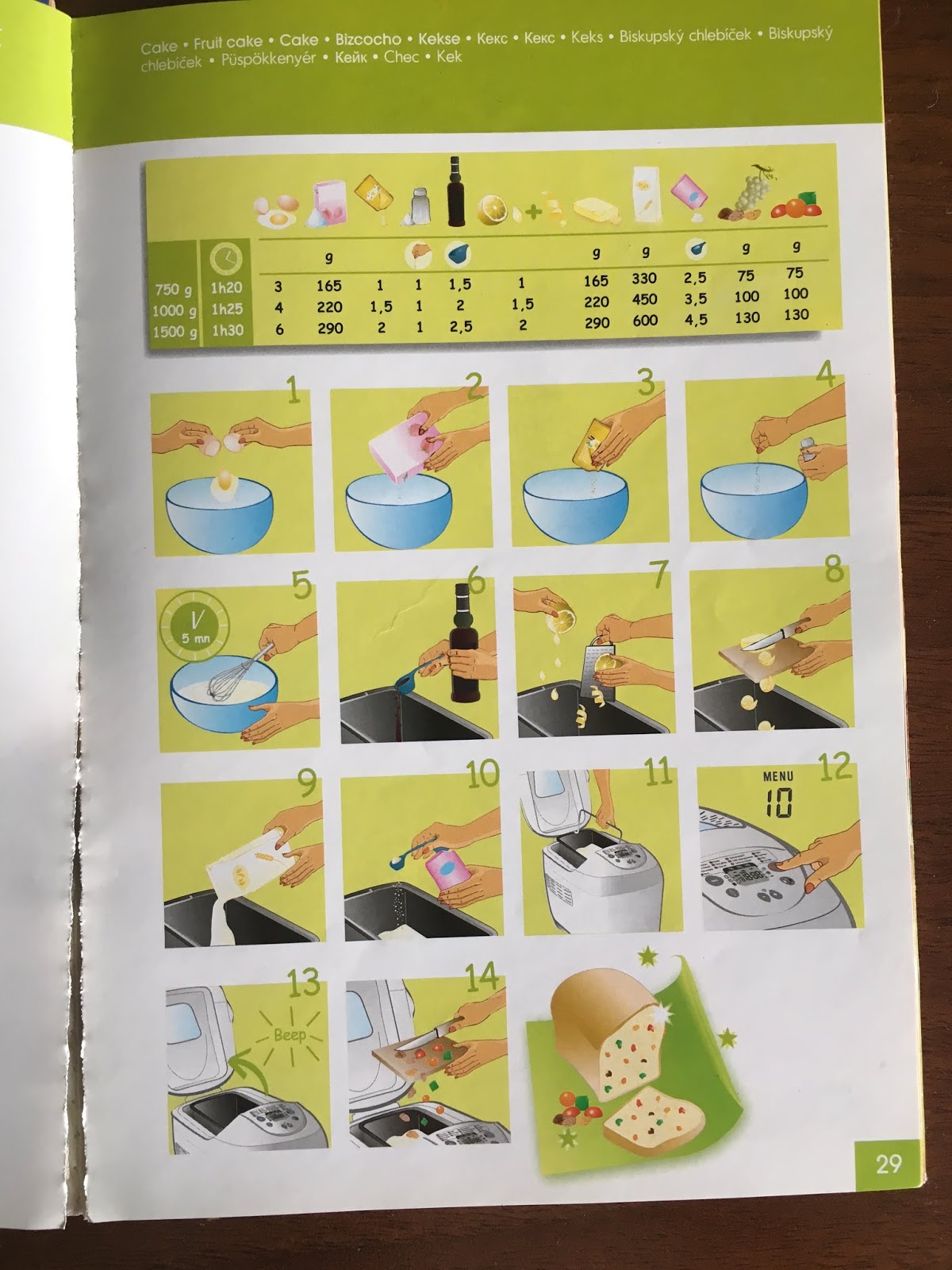 Moullinex Home Bread Recipe Book Moulinex home bread XXL Recipe book