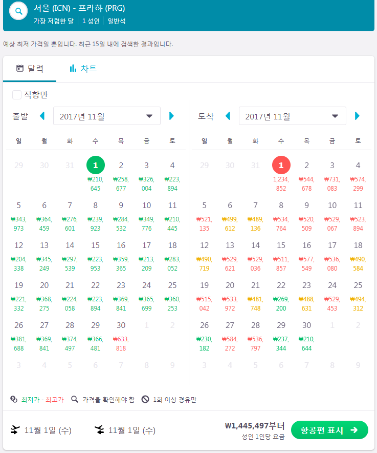 최저가 항공권