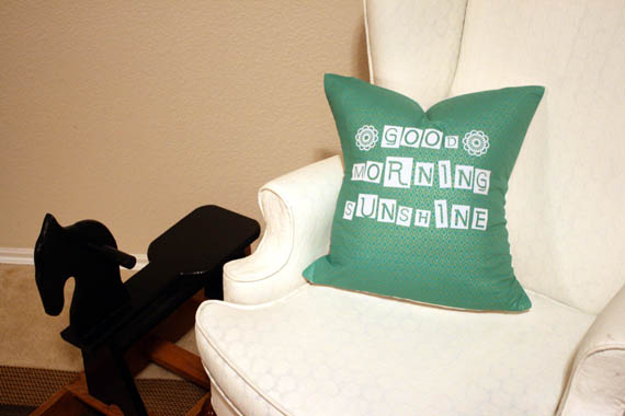 pillow cover tutorial
