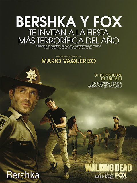 bershka, the walking dead, mario vaquerizo, fiesta, party