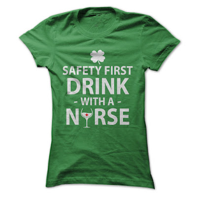 safety first drink with a nurse