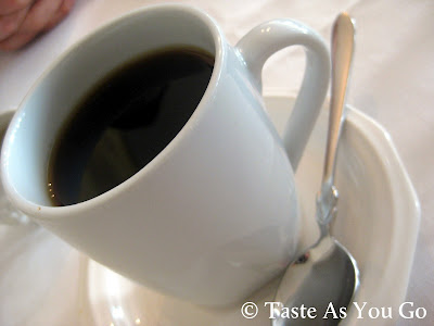 Cup of Coffee at Bolete Restaurant and Inn in Bethlehem, PA - Photo by Michelle Judd of Taste As You Go