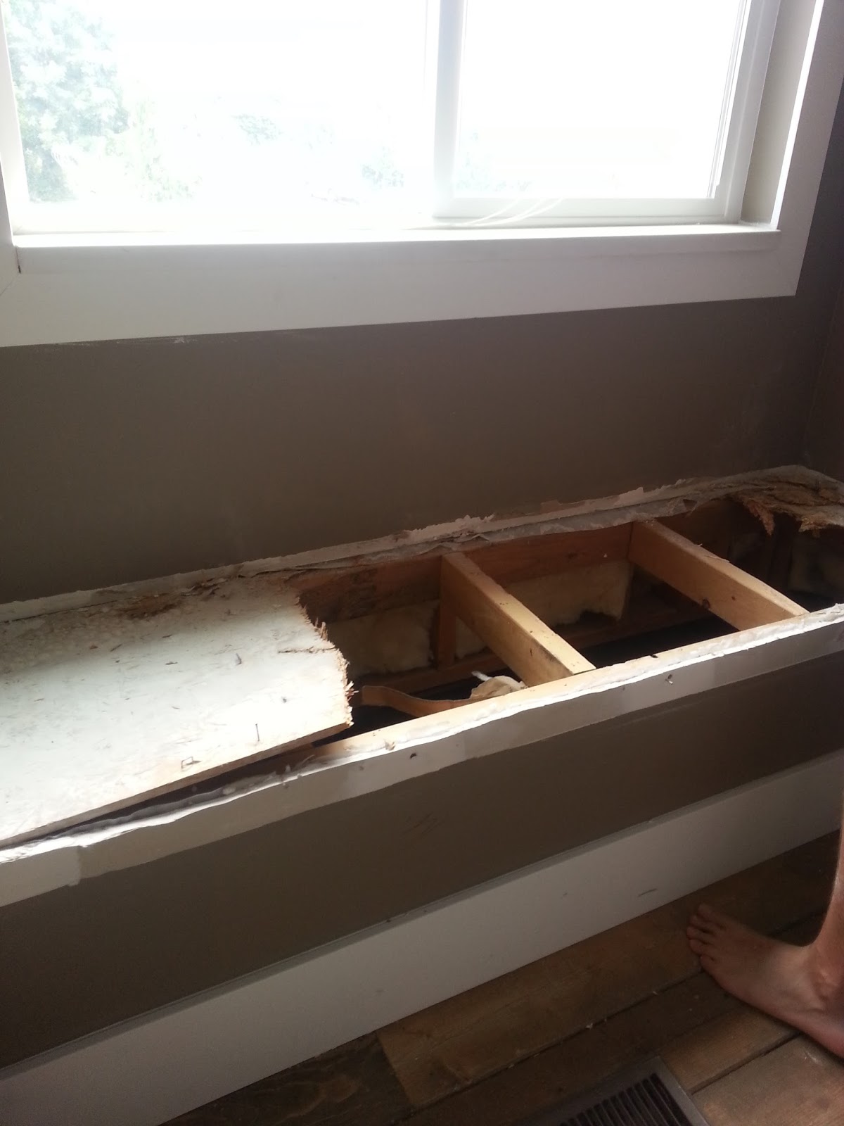 DIY Window Seat Storage Start at Home Decor