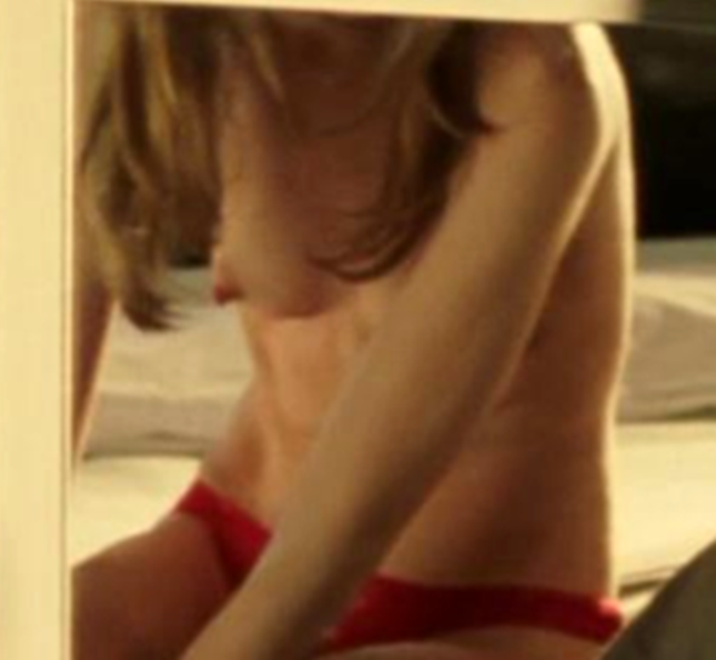 Michelle Monaghan nude in a classic scene from Kiss Kiss Bang Bang. 