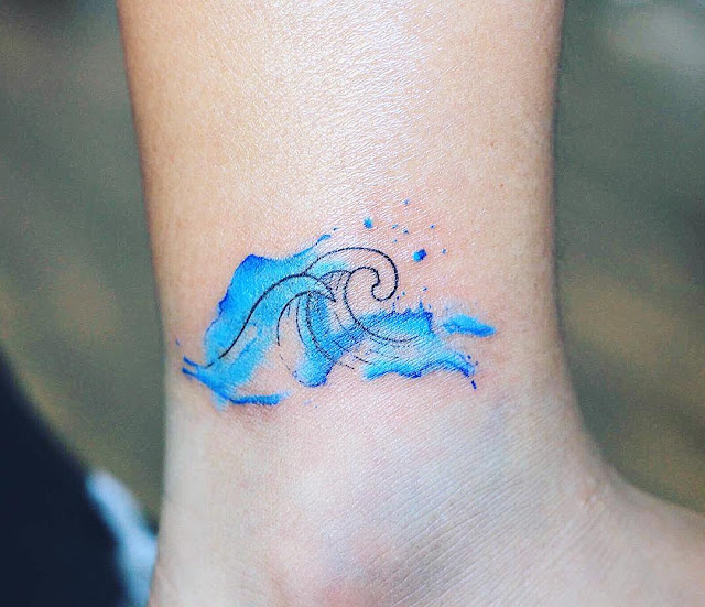 Tatuagens femininas em aquarela Tatuagens femininas em aquarela