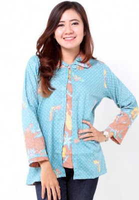 model baju batik wanita lengan panjang model baju batik wanita lengan panjang