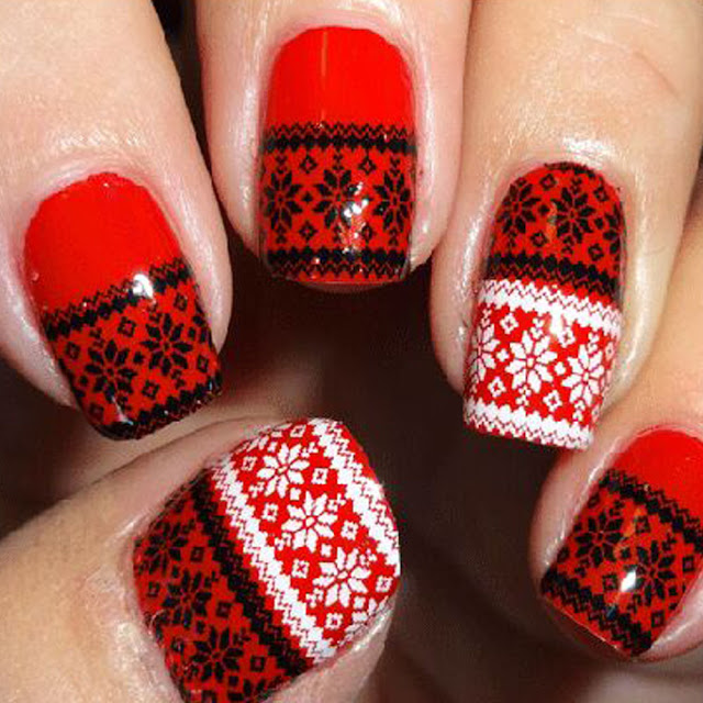 Red and black nail ideas!