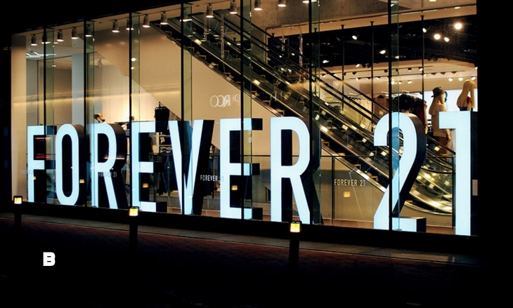 Forever 21 se declara en bancarrota Forever 21