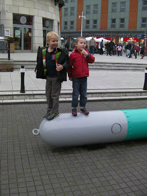 balancing on a world war 2 gunboat torpedo