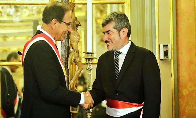 Rogers Martin Valencia Espinoza Exministro de Comercio Exterior y Turismo reemplaza en el cargo a la abogada Patricia Balbuena Palacios.