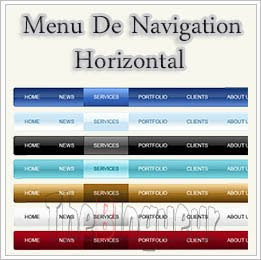 Ajouter Menu Navigation Horizontal Blogger
