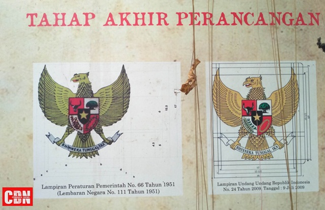 Mengintip Perubahan Bentuk Lambang Garuda Cendana News