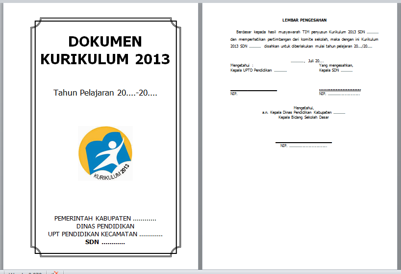 Download Dokumen 1 Kurikulum 2013 SD  Library Pendidikan