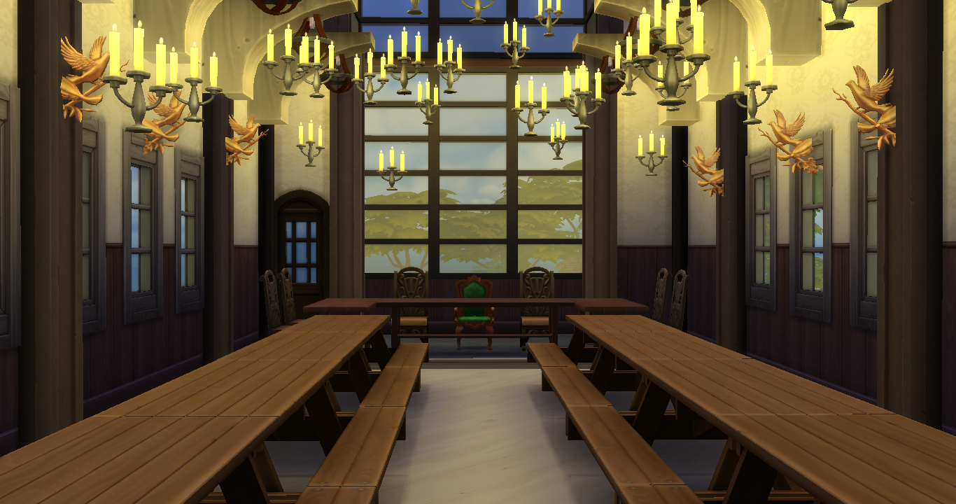 Hogwarts The Sims 4 ปราสาทฮอกวอตส์ The Sims 4