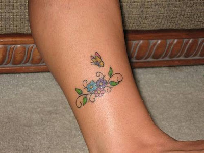 Infinity Tattoo Designs: Tattoo on Leg For Girls