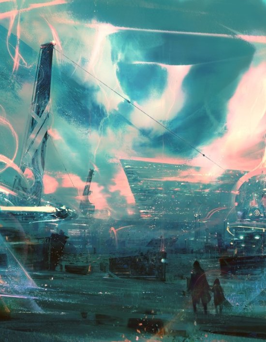 As incríveis ilustrações e pinturas digitais de ficção científica de Simon Goinard Simon Goinard ilustrações arte conceitual pinturas digitais ficção científica sombrio surreais realistas