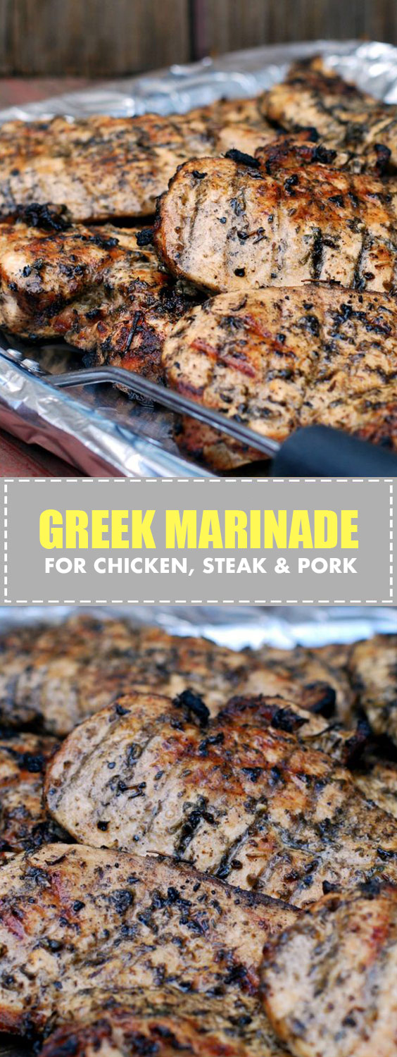 The Best Greek Marinade for Chicken, Steak & Pork The Best Greek Marinade for Chicken, Steak & Pork