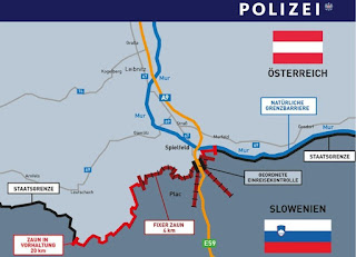 austria slovenia borders migrants