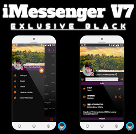 BBM Mod iMessenger v7 Series Exclusive Black v3.0.1.25 Apk Terbaru BBM Mod iMessenger v7 Series Exclusive Black v3.0.1.25 Apk Terbaru