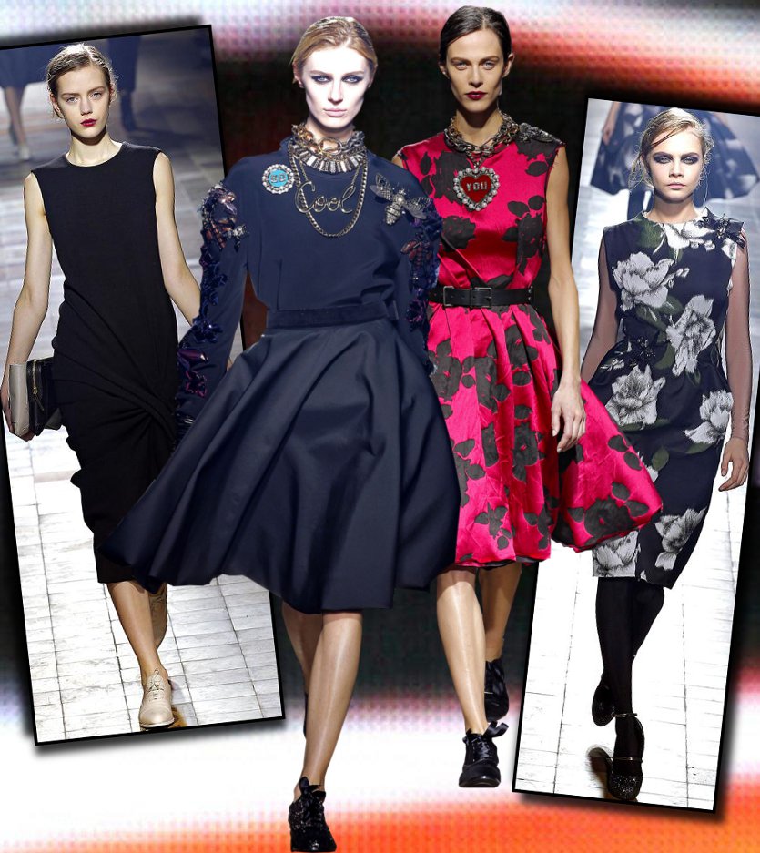 Fashion & Lifestyle: Lanvin Dresses... Fall 2013 Womenswear