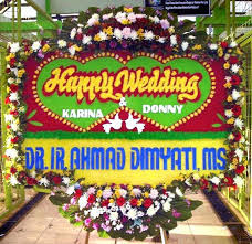 Bunga Papan Wedding Balai Samudera
