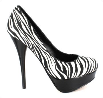 zebra stripe pumps