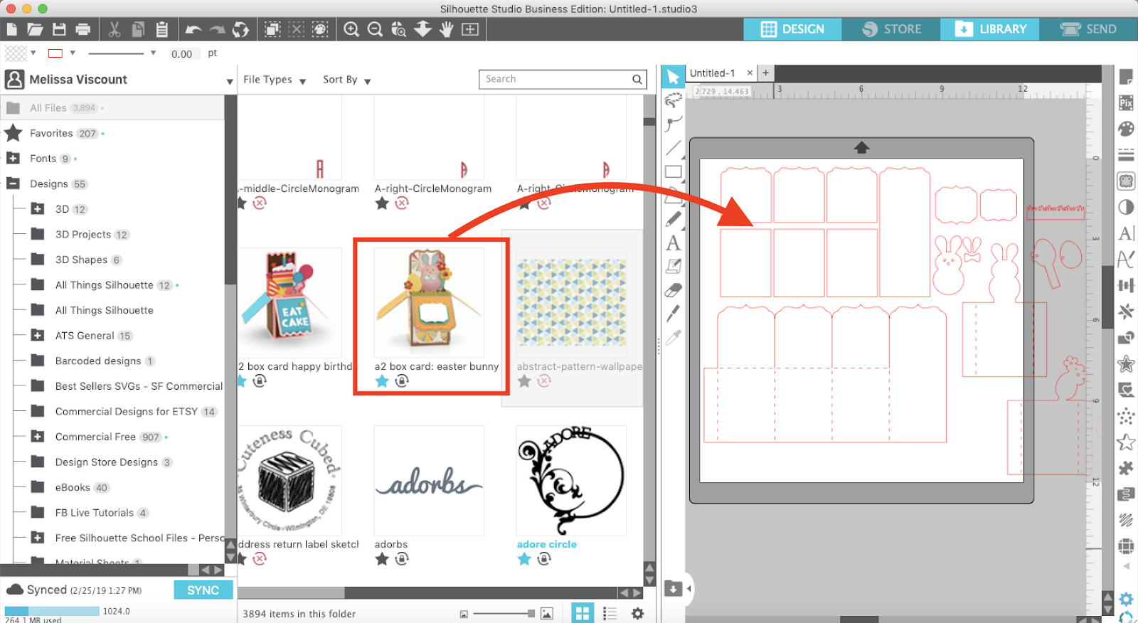 How to Use Silhouette Studio LibraryDesign Split Screen Silhouette