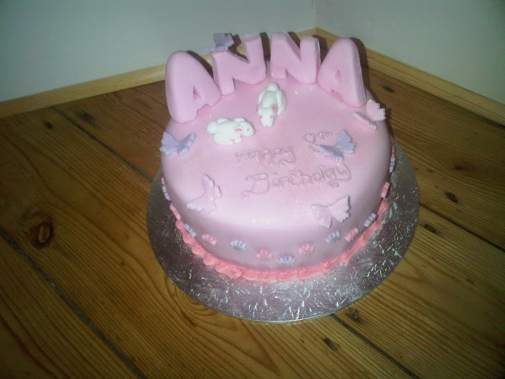 Little Girls 3d name cake