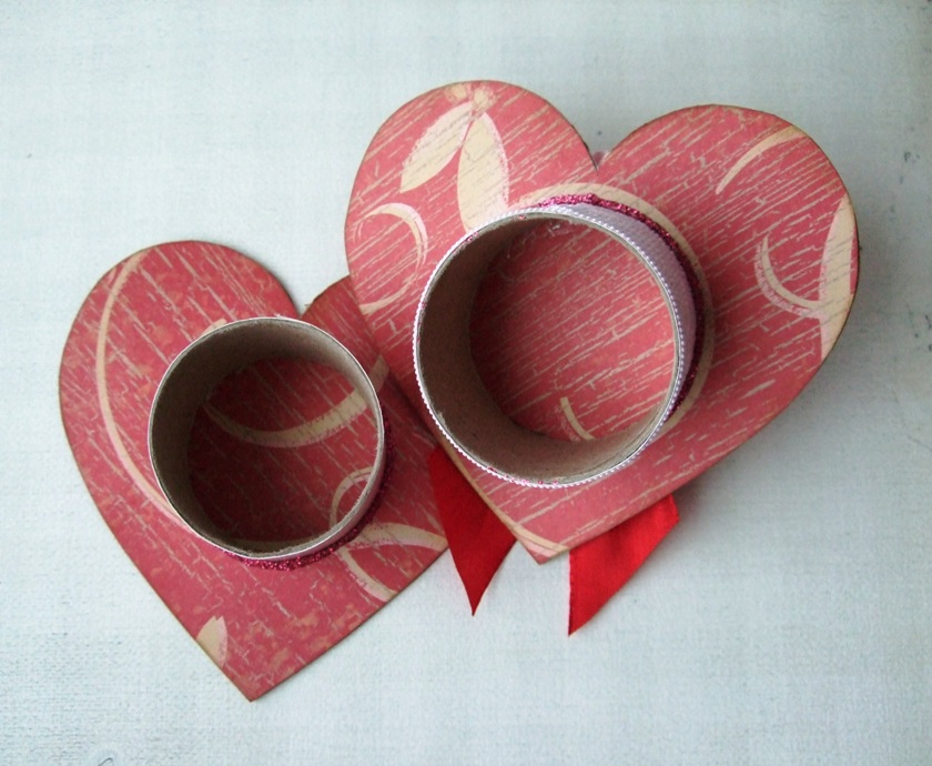 Creations-Blog: Recycle Craft : Toilet paper roll Valentine heart