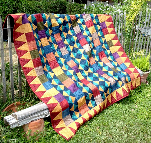 Santa Fe Quilt Free Pattern designed by Alison Tudor for P&B Textiles