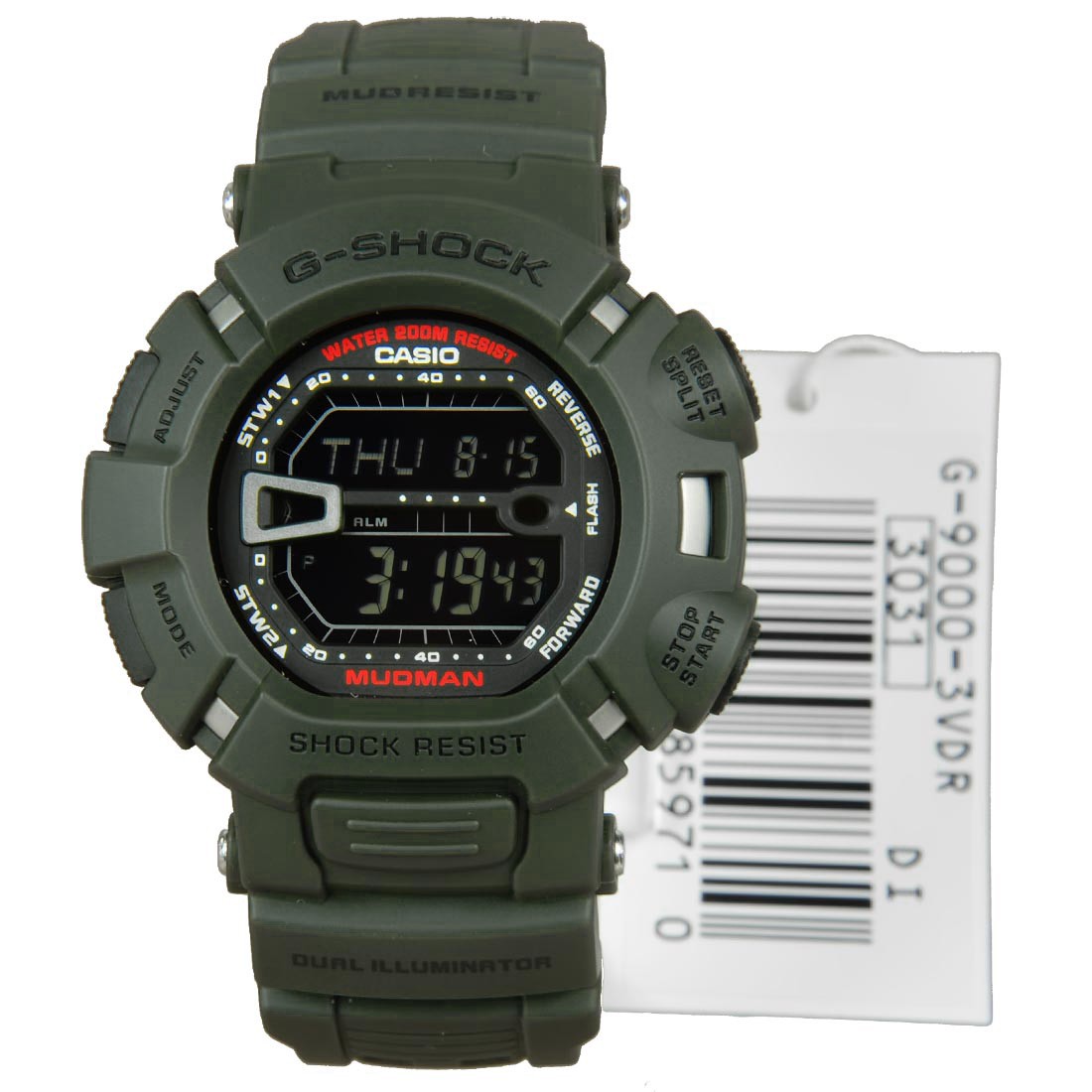 jam g shock mudman